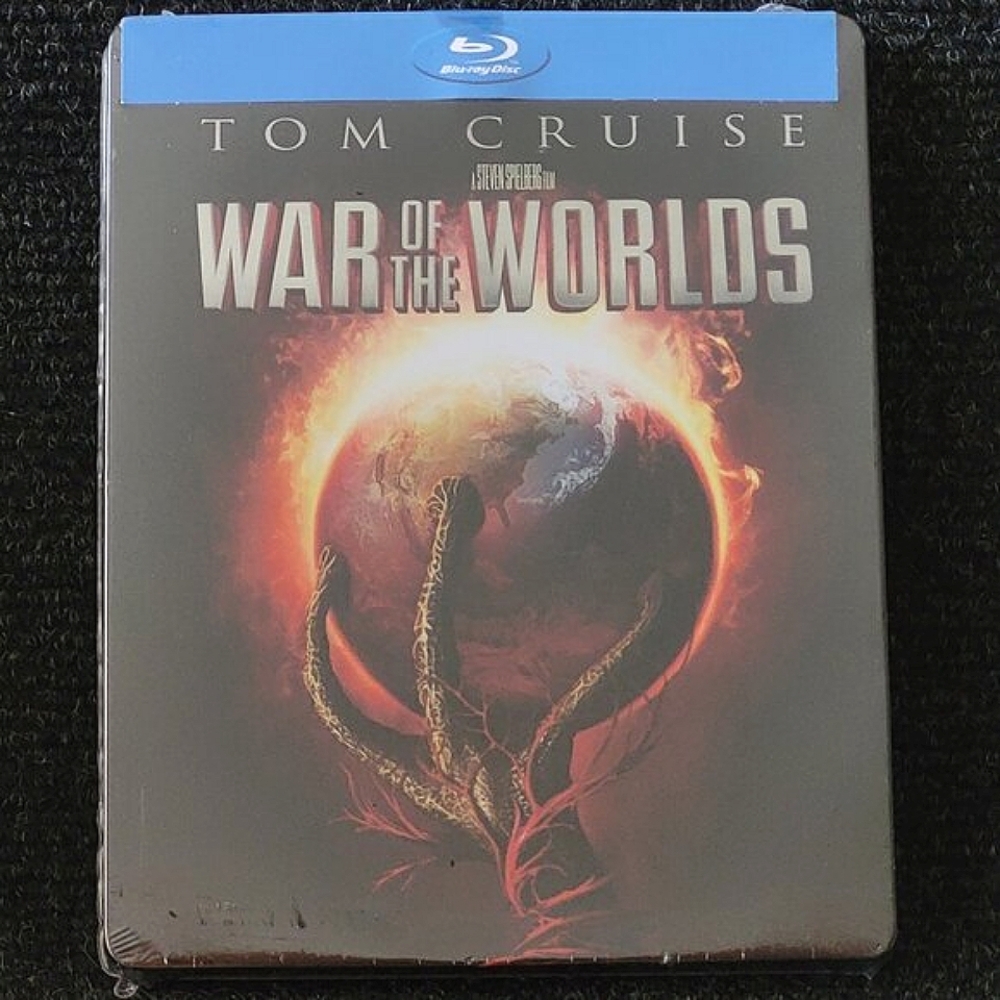 *NEW* WAR OF THE WORLDS Blu-ray Steelbook 2005 Tom Cruise Steven Spielberg